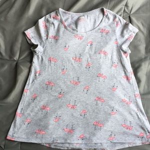 Cute pink flamingo t-shirt